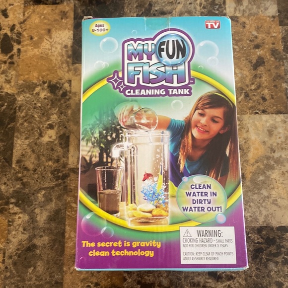 my fun fish tank Fish My Fun Fish Cleaning Tank Poshmark